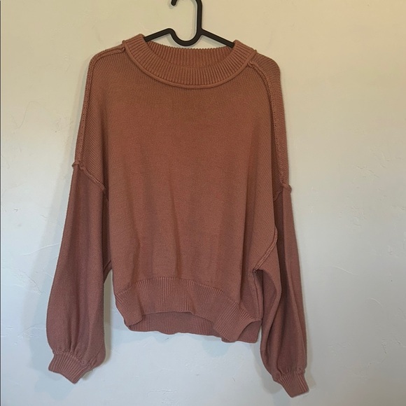 Blu Pepper Sweaters - Classic Women's Dusty Rose Pullover Sweater